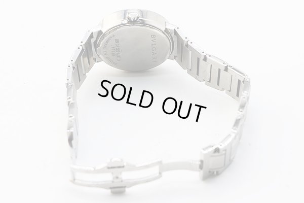 ブルガリ　ブルガリブルガリ　ＢＢ３８ＳＳ　黒文字盤　ブレス