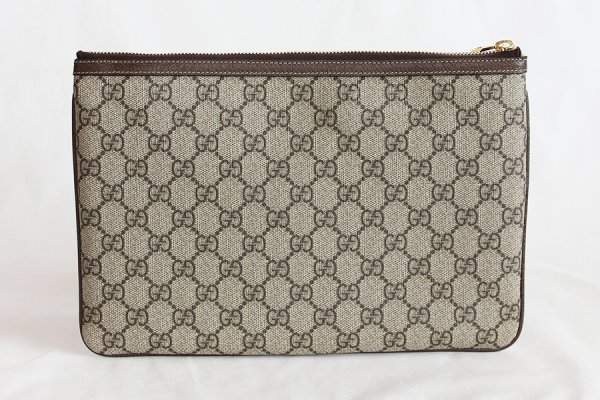 グッチ　オフィディア クラッチバック 517551 2184 ベージュ　裏面
