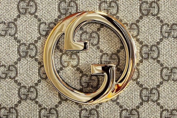 グッチ　ブロンディ ベルトバック 703807 525040 ベージュ／ブラウン　表面拡大