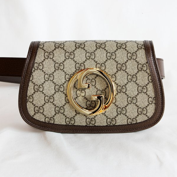 グッチ　ブロンディ ベルトバック 703807 525040 ベージュ／ブラウン