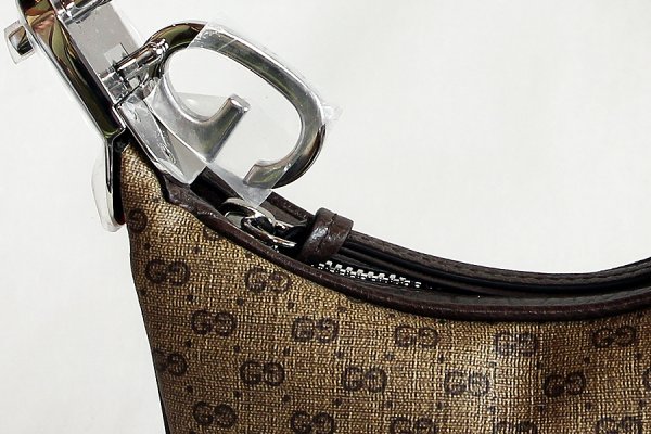 グッチ　アタッシェミニショルダーバック 718512 525040 ブラウン　表面拡大