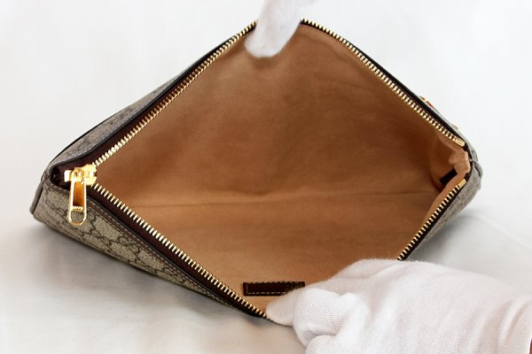 グッチ　オフィディア クラッチバック 517551 2184 ベージュ　中身