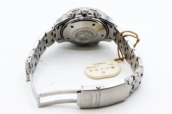 オメガ　シーマスタープロ　クロノグラフ　２５９９．８０　紺文字盤　ブレス