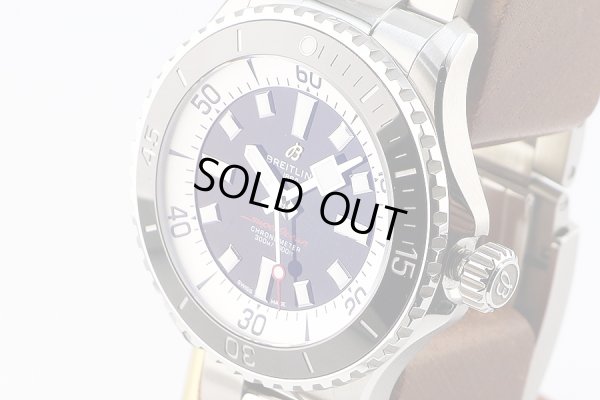 ブライトリング　スーパーオーシャン４６　Ａ１７３７８　黒／白文字盤　サイド拡大