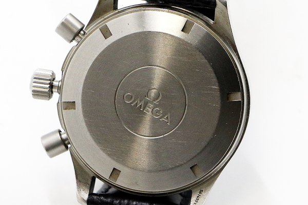 オメガ　ダイナミック　クロノグラフ　５２４０．５０　黒文字盤　裏面拡大