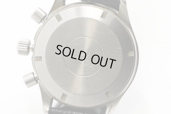 オメガ　ダイナミック　クロノグラフ　５２４０．５０　黒文字盤　裏面拡大