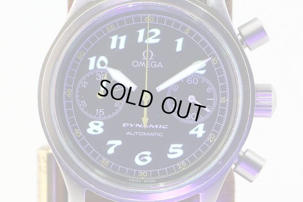 オメガ　ダイナミック　クロノグラフ　５２４０．５０　黒文字盤　ライト