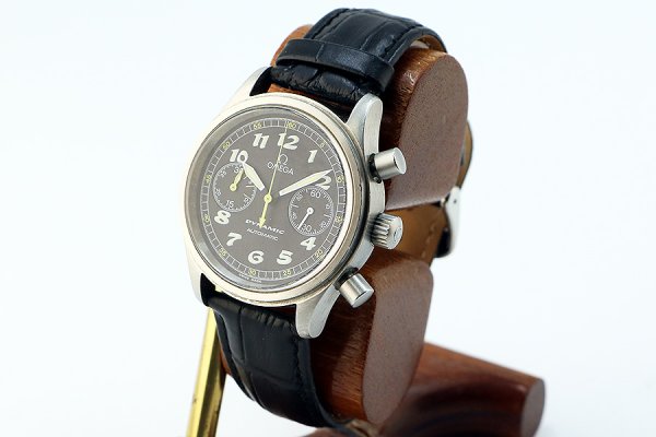 オメガ　ダイナミック　クロノグラフ　５２４０．５０　黒文字盤　サイド