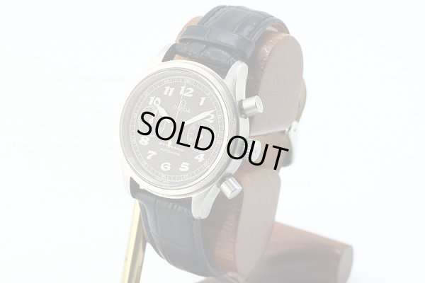 オメガ　ダイナミック　クロノグラフ　５２４０．５０　黒文字盤　サイド