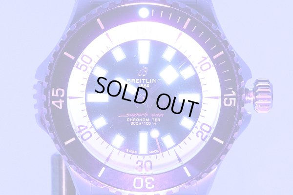 ブライトリング　スーパーオーシャン４６　Ａ１７３７８　黒／白文字盤　ライト