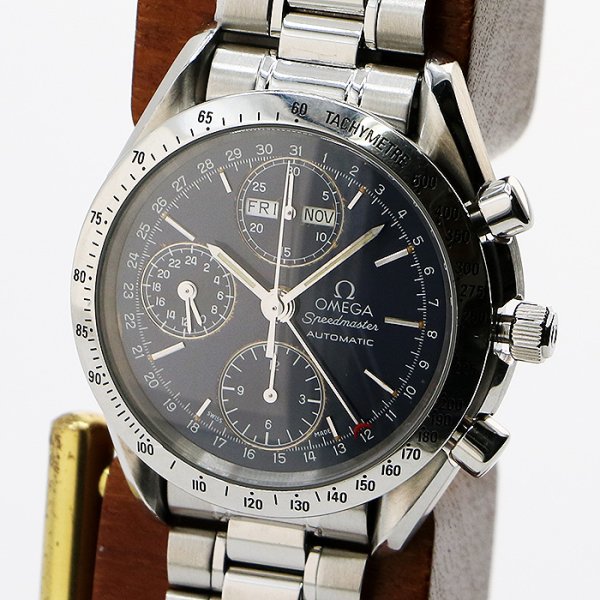 オメガ　スピードマスター　デイデイト　３５２１．８０　青文字盤