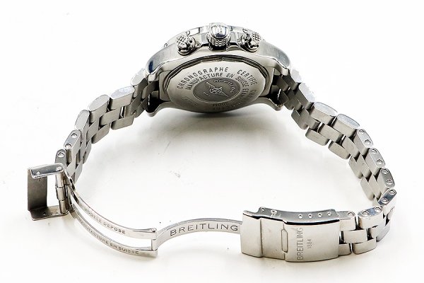 ブライトリング　アベンジャー　スカイランド　Ａ１３３８０　銀文字盤　ブレス