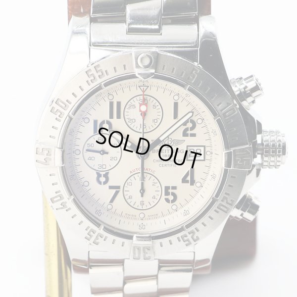 ブライトリング　アベンジャー　スカイランド　Ａ１３３８０　銀文字盤