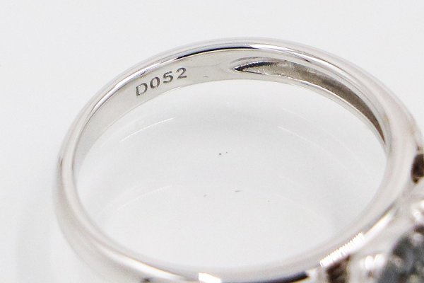 ポンテヴェキオ　K18WG ダイアイリリング 0.52ct 4.00g　刻印(2)