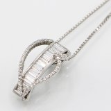 PT900/850 ダイアイリペンダントネックレス 1.50ct 13.20g