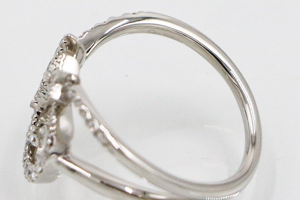 スタージュエリー　PT950 ダイアイリリング 0.23ct 5.10g　刻印