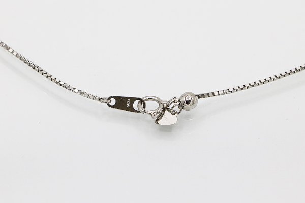 PT900/850 ダイアイリペンダントネックレス 1.50ct 13.20g　留め具