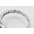 ポンテヴェキオ　K18WG ダイアイリリング 0.52ct 4.00g　刻印