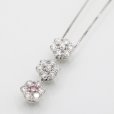 PT900/850 ダイアイリペンダントネックレス 0.077ct 1.46ct 6.20g