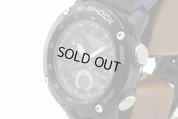 カシオ　Ｇショック　ＧＡ－２０００Ｓ―１ＡＪＦ　デジアナ黒文字盤　サイド拡大