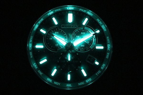 シチズン　コレクション　レイヤーオブタイム　ＣＢ５８７８－５６Ｅ　積層文字盤　ライト暗闇