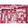 エルメス　LE TOUR DU MONDE EN 63 CASES カレ90 H003177S ピンク　拡大