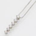 タサキ　PT900/850 ダイアイリペンダントネックレス 0.55ct 5.30g