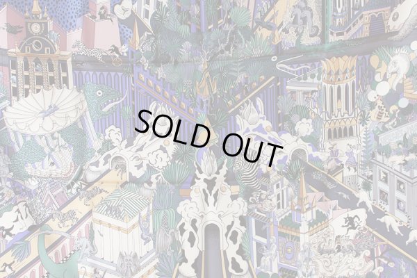 エルメス　ANIMAPOLIS カレ90 003275S NA/BLEU/GRIS/VIEUX RO　拡大(2)