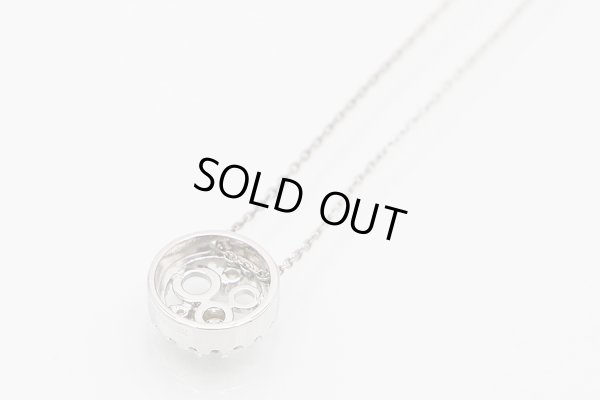 タサキ　K18WG ダイアイリペンダントネックレス 0.24ct 3.80g　裏面