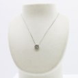 タサキ　K18WG ダイアイリペンダントネックレス 0.24ct 3.80g　装着イメージ