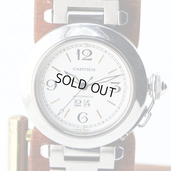 カルティエ　パシャＣ　ビックデイト　Ｗ３１０４４Ｍ７　白文字盤
