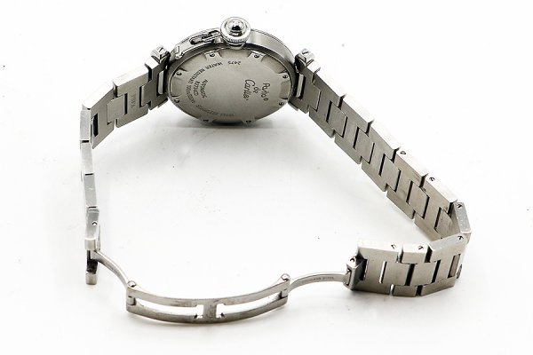 カルティエ　パシャＣ　ビックデイト　Ｗ３１０４４Ｍ７　白文字盤　ブレス