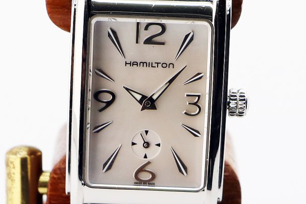 ハミルトン　アードモア　Ｈ１１４１１１　シェル文字盤　表面拡大