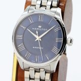 ハミルトン　ジャズマスター　Ｈ４２５３５０　紺文字盤　ローマンインデックス