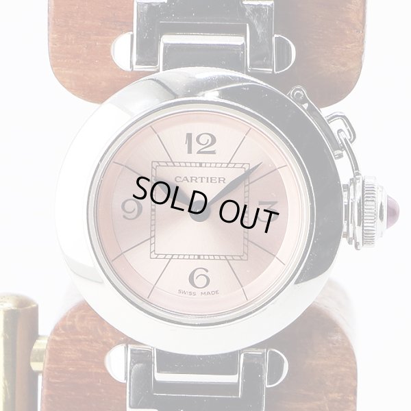 カルティエ　ミスパシャ　２９７３　ピンク文字盤