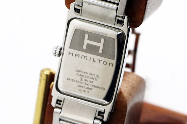 ハミルトン　アードモア　Ｈ１１４１１１　シェル文字盤　裏面拡大