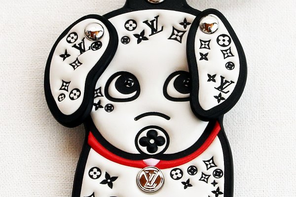 ルイ・ヴィトン　ポルト クレ・LVダルマタ M00746　表面拡大　上部