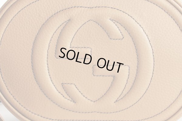 グッチ　ソーホー インターロッキングG タッセルショルダーバック 747779 213317 ベージュ　表面拡大