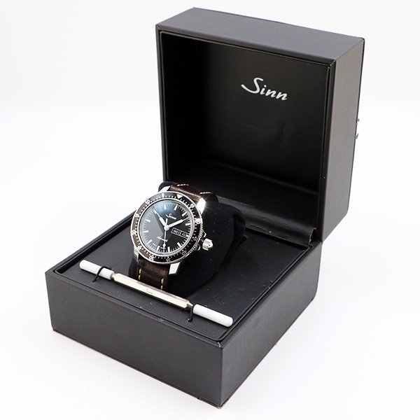 ジン　パイロットウォッチ　１０４　ＳＴ．ＳＡ　黒文字盤　箱