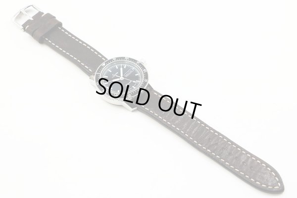 ジン　パイロットウォッチ　１０４　ＳＴ．ＳＡ　黒文字盤　革ベルト状態　表面