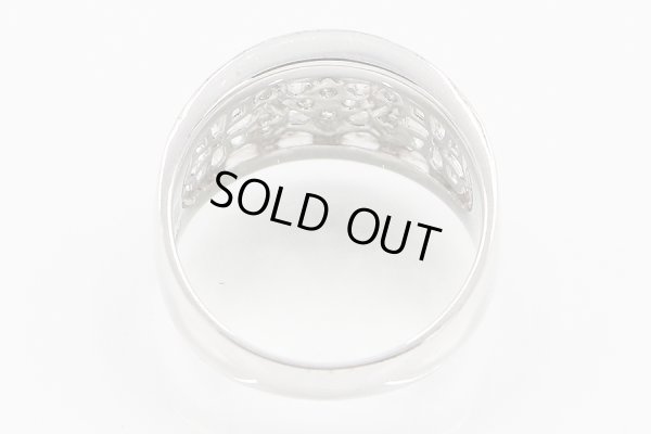 水野薫子 K18WG ダイアイリリング 0.32ct 7.00g　内側