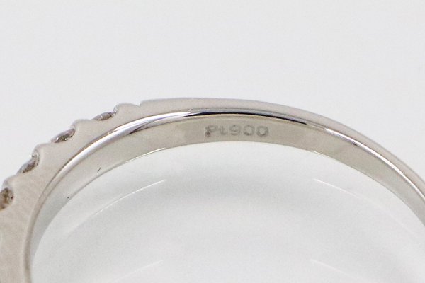 PT900 ダイアイリリング 0.50ct 2.80g　刻印