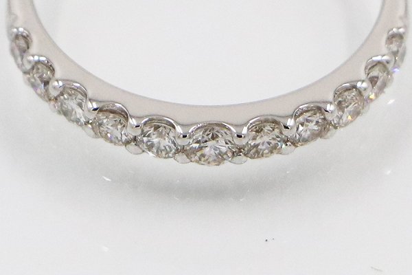 PT900 ダイアイリリング 0.50ct 2.80g　拡大