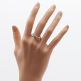 PT900 ダイアイリリング 0.50ct 2.80g　装着イメージ