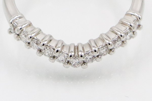 PT900 ダイアイリリング 0.31ct 4.50g　拡大