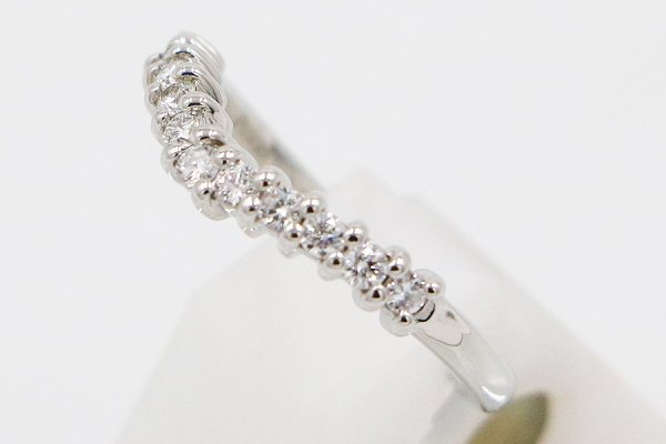 PT900 ダイアイリリング 0.31ct 4.50g　サイド