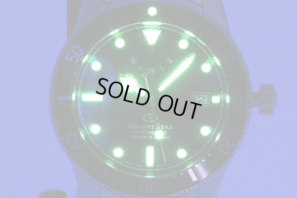 オリエントスター　スポーツダイバー１９６４　ＲＫ－ＡＵ０６０１Ｂ　黒文字盤　ライト