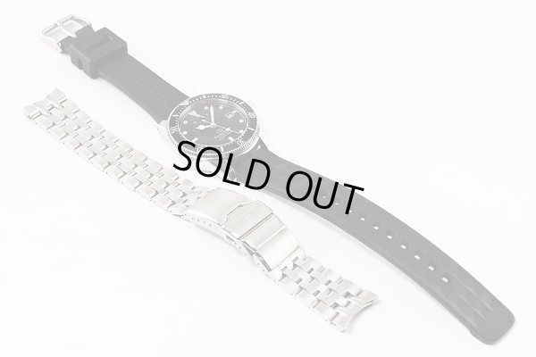 オリエントスター　スポーツダイバー１９６４　ＲＫ－ＡＵ０６０１Ｂ　黒文字盤　替えラバーベルト状態　表面