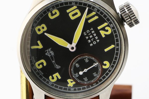 テッラチェロマーレ　ＴＣ７０４４ＡＣ３ＰＡ　フェラーリン　黒文字盤　表面拡大