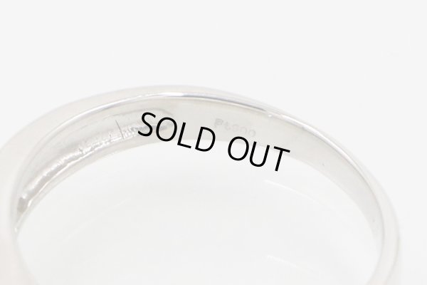PT900 ダイアイリリング 0.700ct 0.30ct 5.10g　刻印